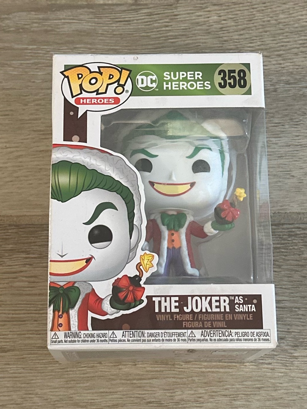 Funko Pop! DC Super Heroes “The Joker As Santa” Vinyl Figure